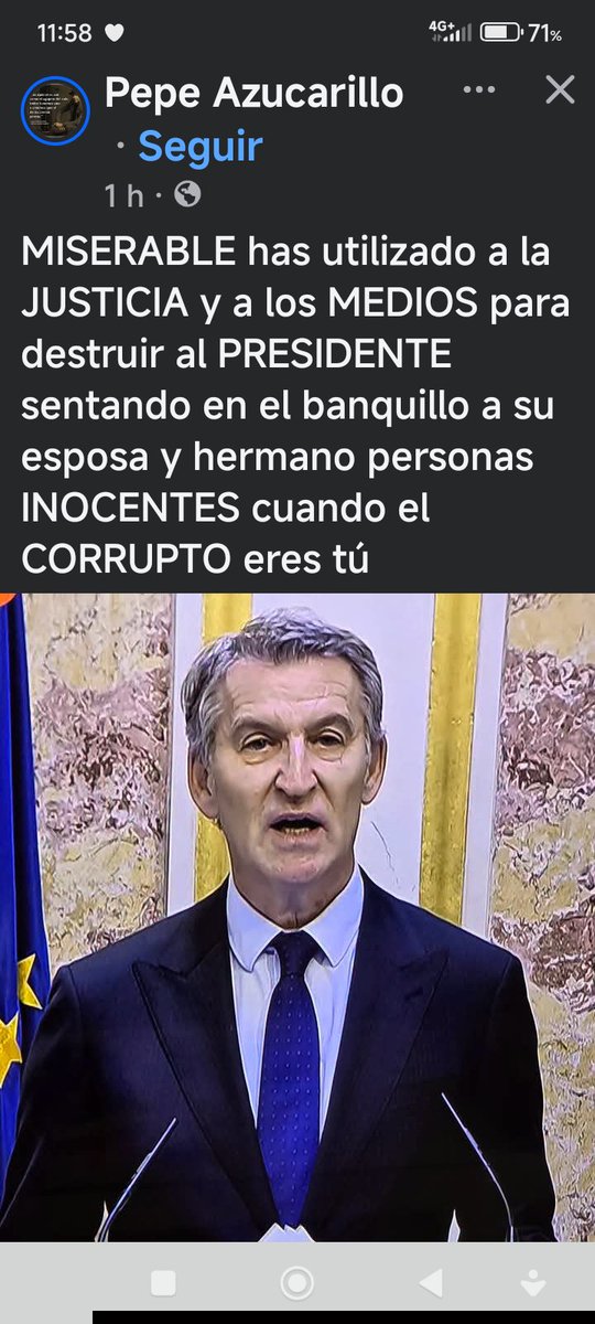 jfman49's tweet photo. Decías @NunezFeijoo o eres muy torPPe o tú estrecha mente piensa que los demás lo somos https://t.co/QSfAYyvMRB