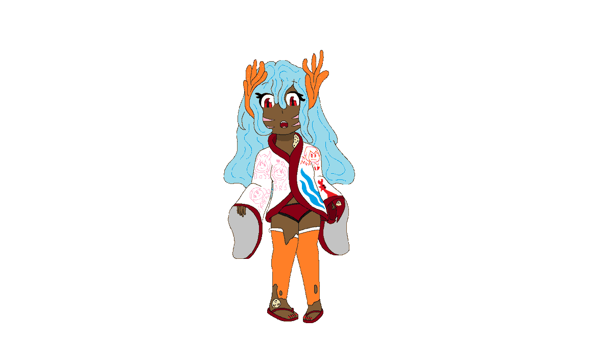 Wicked_Fats's tweet photo. New character, Daril's young sister https://t.co/ansj9uxwvz