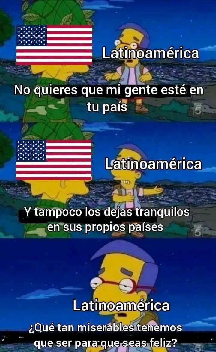 PaisaBarbie's tweet photo. Cuando tengamos 80 años vamos a entender lo que está sucediendo hoy en la región, como sucedió en los 60/70 con las dictaduras militares y con el neoliberalismo en los 90.
La historia es cíclica en LATINOAMÉRICA y no existe nación inmune. https://t.co/sQBvYExbeZ