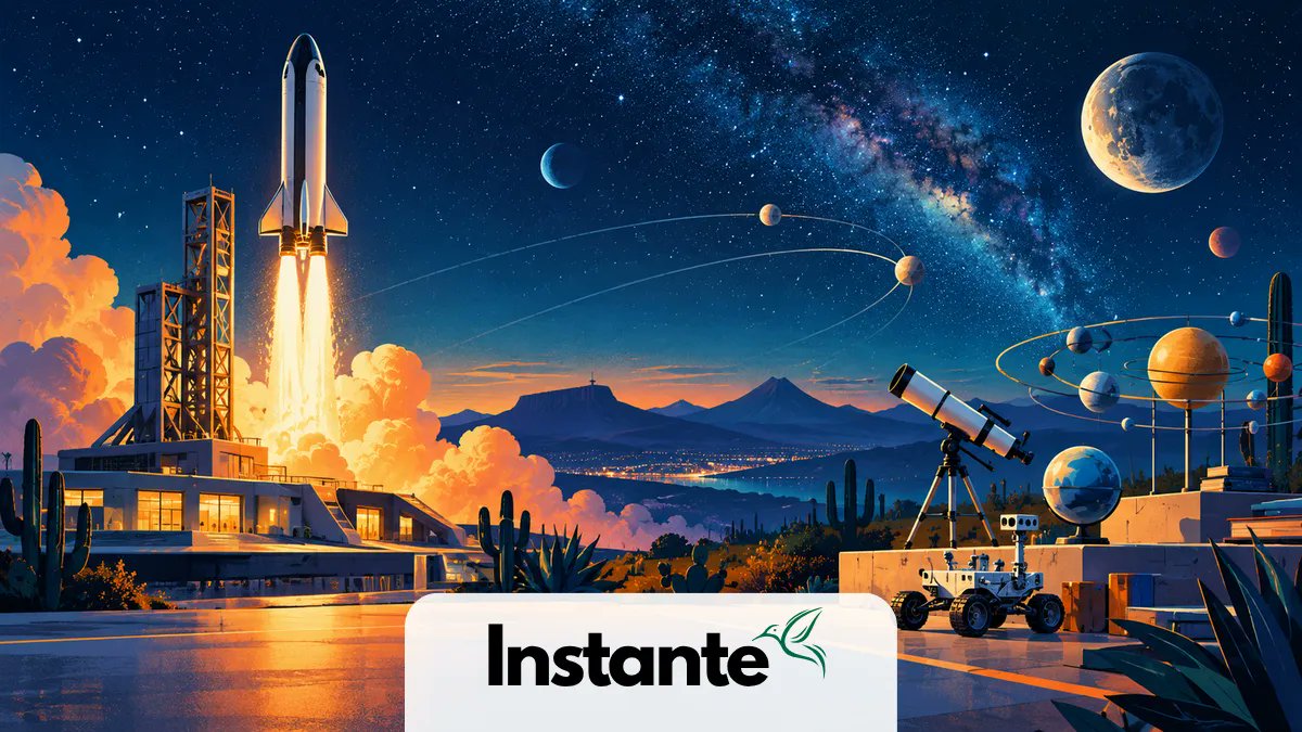 instanteplus's tweet photo. México se suma a la Semana Mundial del Espacio 2026 con rovers, realidad virtual, telescopios y cohetes. Consulta fechas, sedes y actividades.

https://t.co/2MSI7eO2ks

#SemanaDelEspacio #Innovación #Astronomía https://t.co/RHalGtqLyb