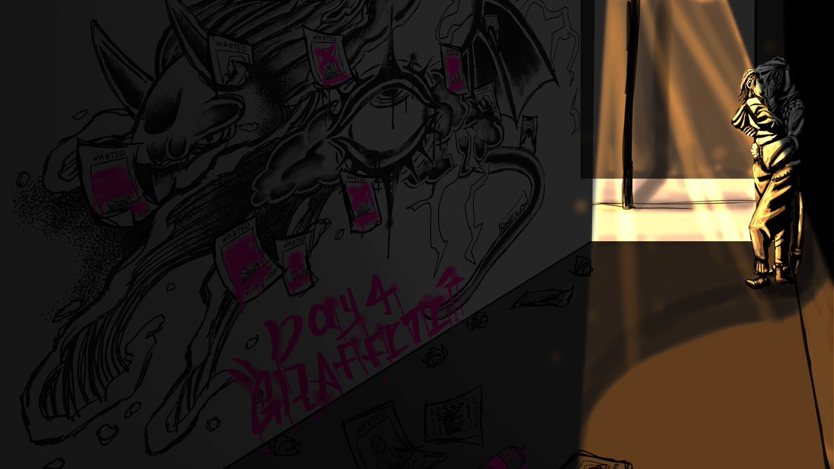 maxr_690's tweet photo. Jankatober day 4: Graffiti 

A kiss on Canva's Town + Close up at the mural :D

#jankatober #jankatober2026 #janka https://t.co/fpZmwDu469