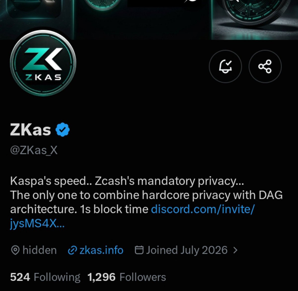 MBoy145161's tweet photo. This #zKAS is different from $ZKAS @ZKas_X
zKAS is a token launched on KRON DEX and it's calming it's the real Kaspa. A token Launched on Kaspa saying it's the real Kaspa 🤷🏾♂️....
$ZKAS @ZKas_X is a privacy L1, it's not competing with $KAS nor is it saying it's the real Kaspa https://t.co/eUbxptfKiI