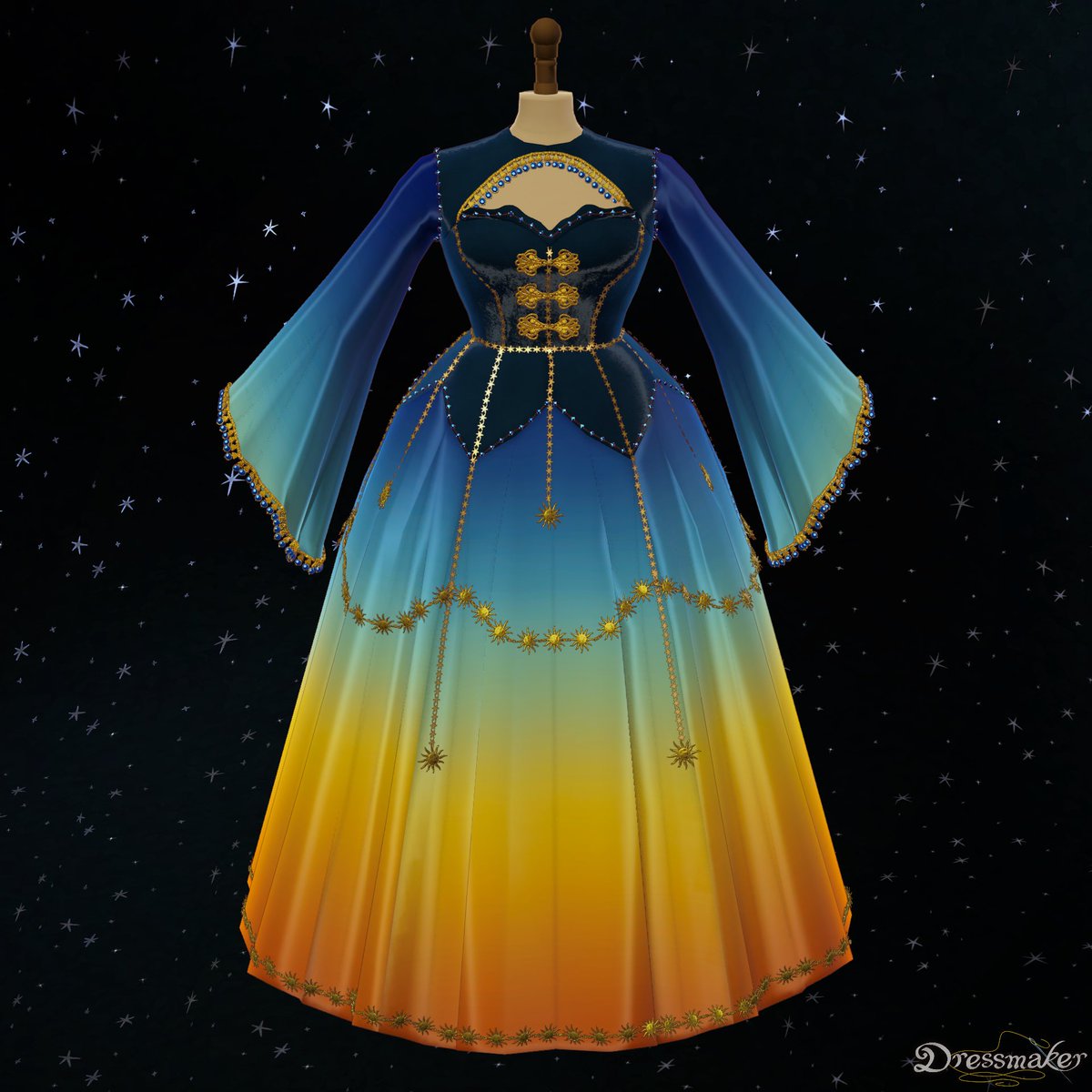 dakdotcom's tweet photo. bf introduced me to #dressmaker and I spent 3 hours designing a dress inspired by op 🌟 https://t.co/tqtwV0ZQjh