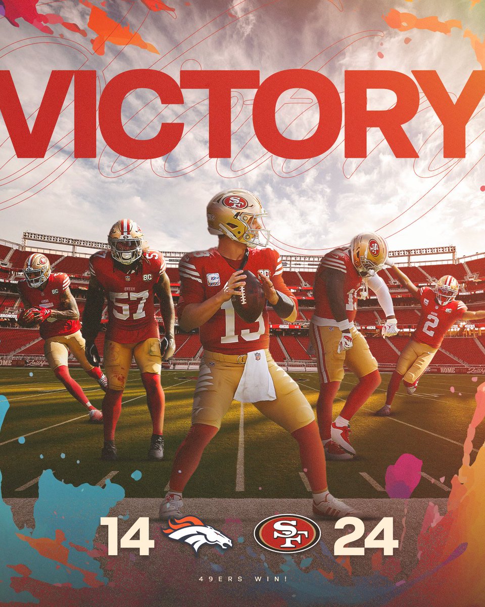49ers's tweet photo. Handled business. https://t.co/znWq7cWLs5