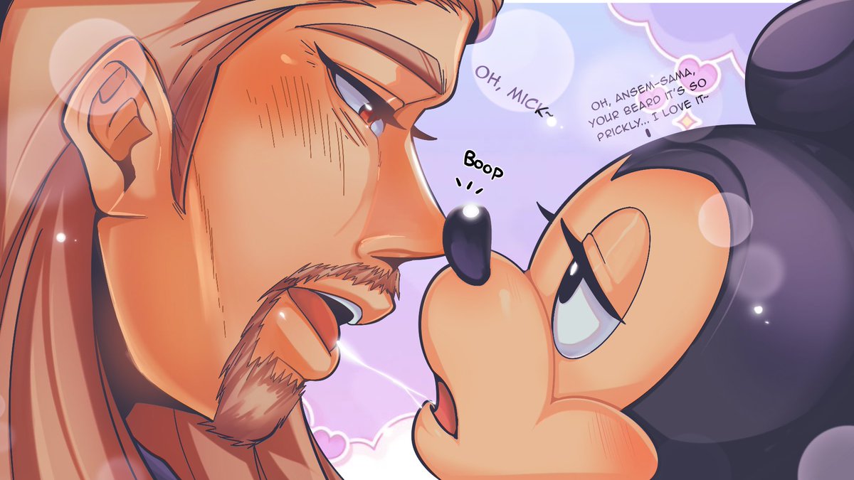 mofuchuu's tweet photo. Curse kingdom hearts ships PT 2 - Ansem x Mickey https://t.co/Bxzd41ZOo9
