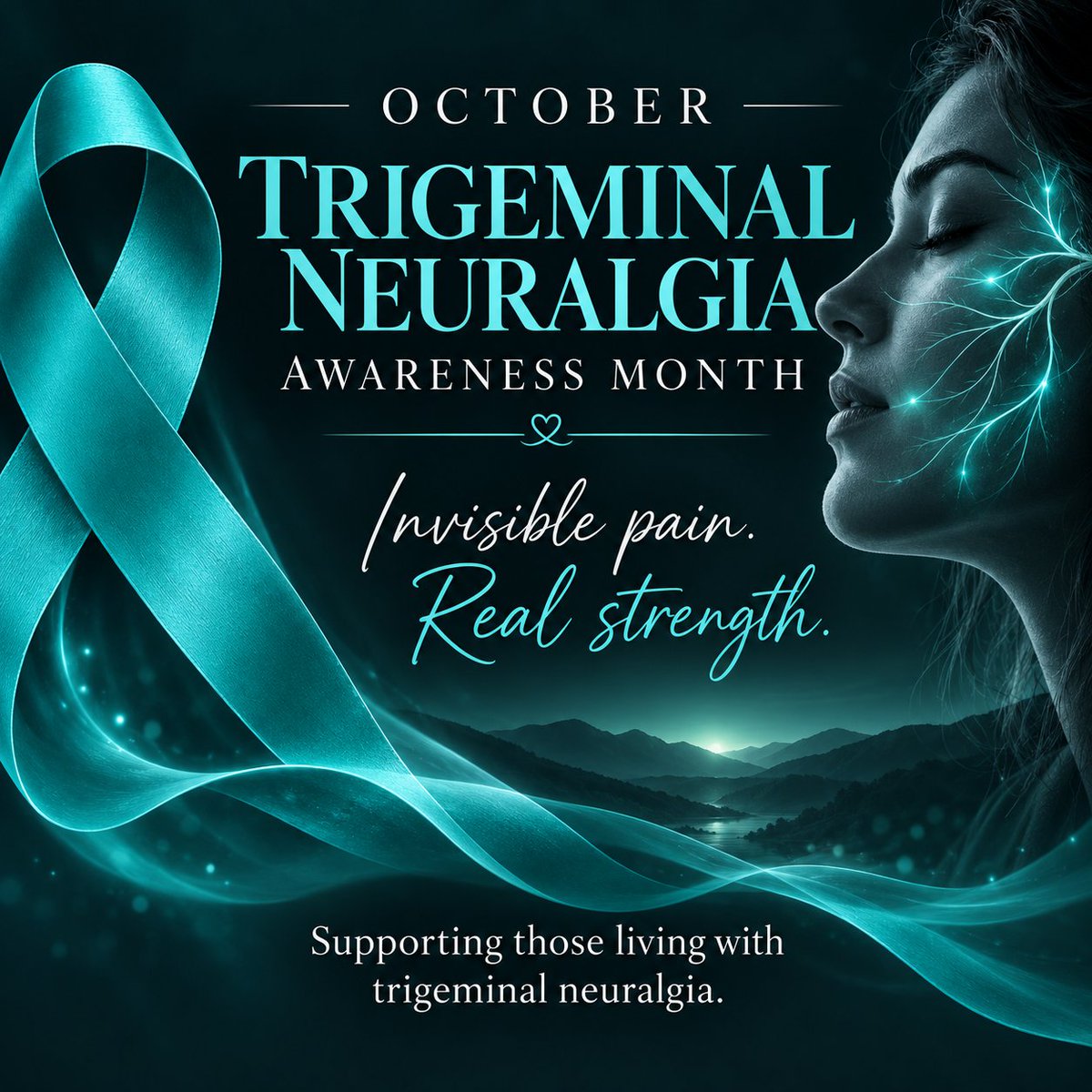 HTSAI24's tweet photo. October is about raising awareness for trigeminal neuralgia. π Invisible pain. Real strength.
To everyone living with TN: you deserve understanding, support, and hope. Letβs make this invisible battle visible.
@FacialPainAssoc #TrigeminalNeuralgia #FaceTodayTogether https://t.co/stGn1EBjbX