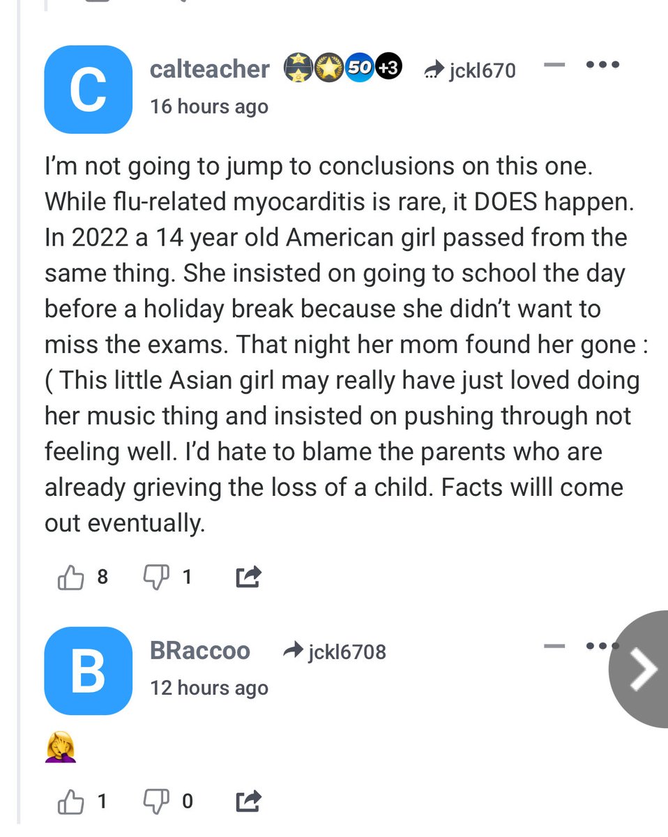 DeborahtheG's tweet photo. @toobaffled Horrifying.  The comment section is telling.  They’re using to market more MRNA immune suppression. Kids age 6+ are ATP producing machines. No risk! This TROLL references another kid age 14 who died of the flu. What BS!  Normalizing heart failure 😡 kids!!
Facts have been out. https://t.co/8b9bOeDcKn