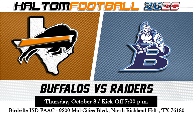 Coach_JWTucker's tweet photo. #HaltomFamily Varsity Football is back at the FAAC for more #ThursdayNightLights this week. https://t.co/1rnaI9QV1C
