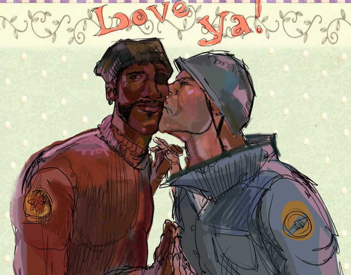 symfysen's tweet photo. everyone draw more demo smooches NOW https://t.co/CDqU5NhA5h