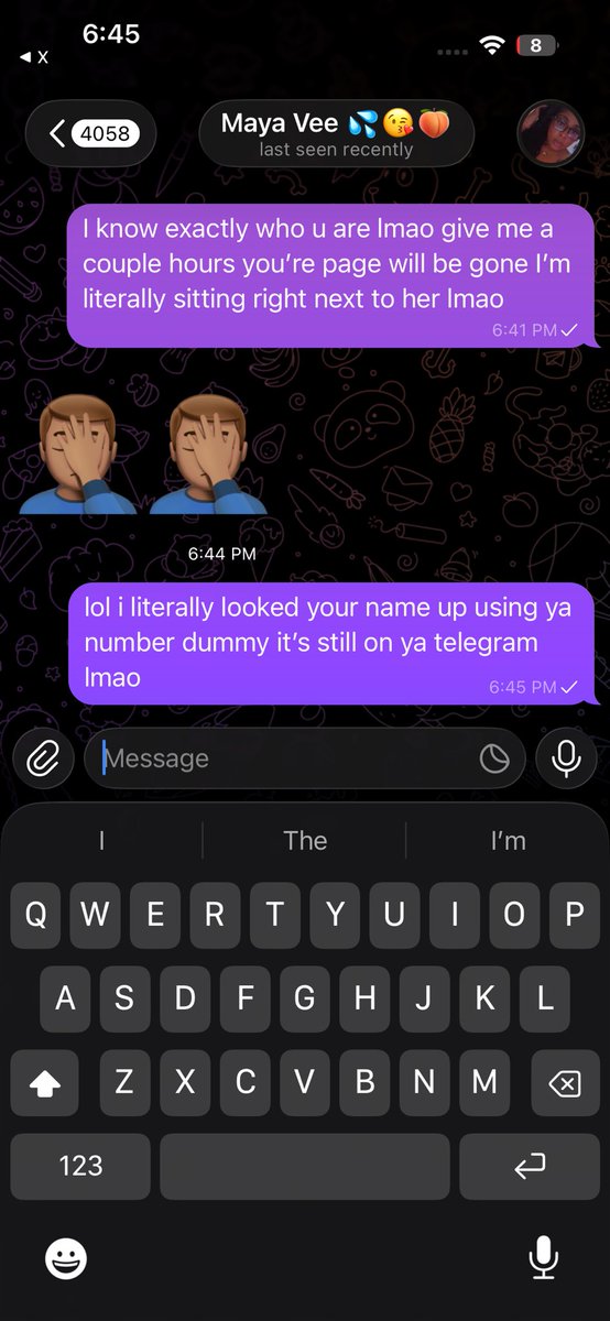 riskypawg's tweet photo. @mayavee22 Sent boy emojis this is a dude behind the account gang https://t.co/N13hde5wLo