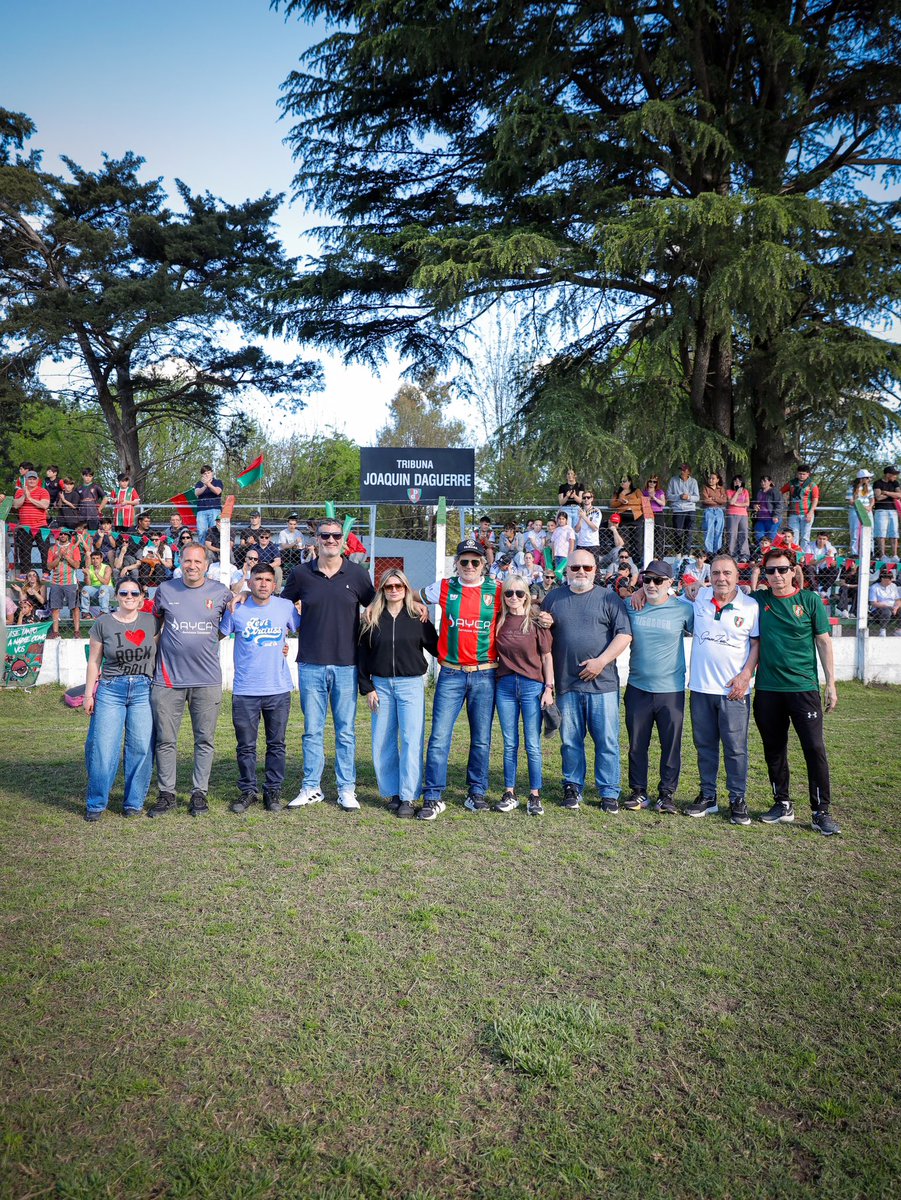 ferraitelli's tweet photo. Acompañé la inauguración de las tribunas del predio Clemente Jáuregui Lorda Club Atlético y Progreso, que a partir de hoy, además, llevarán el nombre de Joaquín Daguerre. https://t.co/1KSItGCo3P