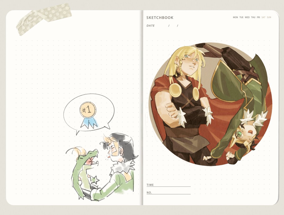 4oupg's tweet photo. 🐊
你就为了发鳄鱼和loki吐舌头所以画了右图是吗
是的先生
#Thorki https://t.co/LhyA9MMcnB