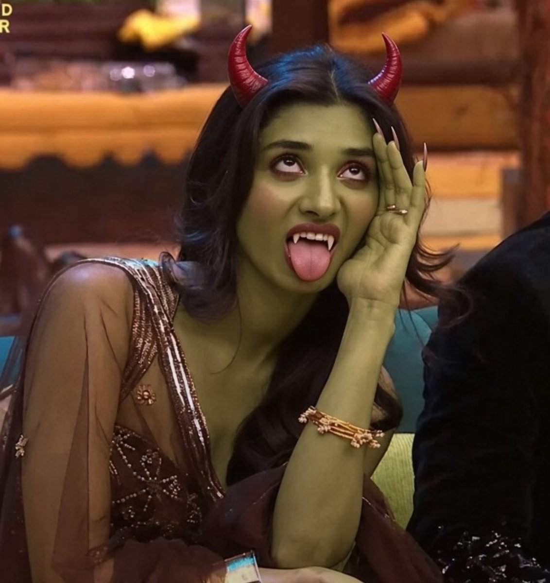 RocstarzaqiAau's tweet photo. The best meme material for X handlers 

#QaziTouqeer #BiggBoss20 https://t.co/u2A0FIZL1w