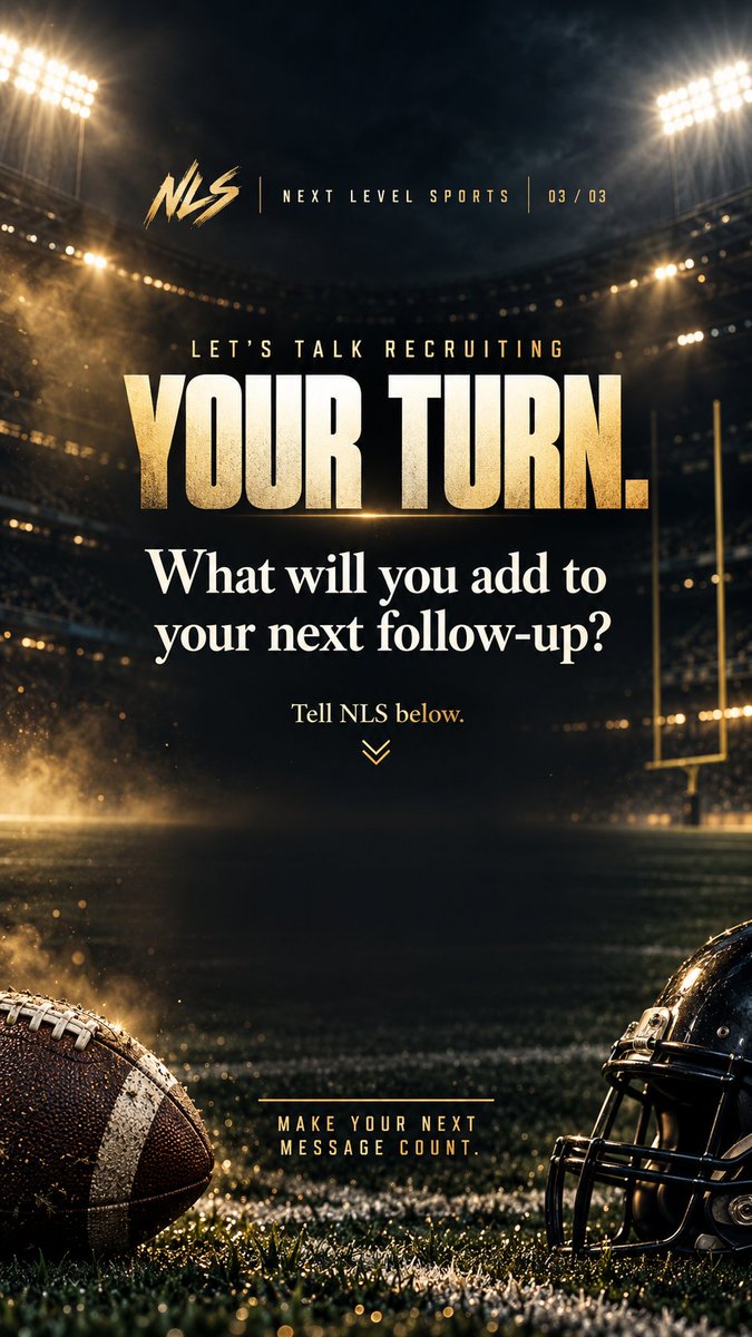 nlevelsports's tweet photo. A follow-up needs something new. Pick one recent clip that shows your role or progress, add one sentence on what it shows, and open the link signed out before you send it. Give the coach time to respond. What will you add — new film, an update, or one question?
@mosesk225 @Uorangemen2