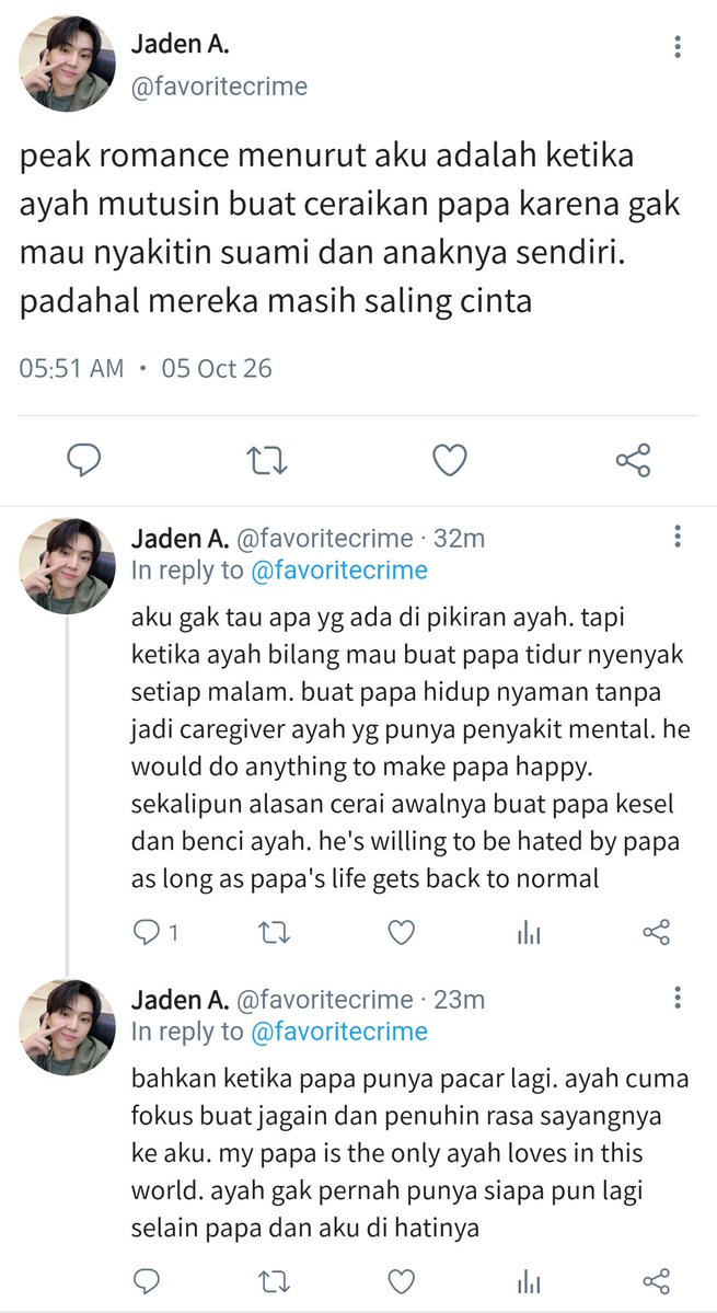 razetopia's tweet photo. a jeongcheol / coupshan one tweet au
— dari semesta kita, selamanya!

peak romance

tw. broken home , divorce , mental illness https://t.co/PxxFvoJVsu