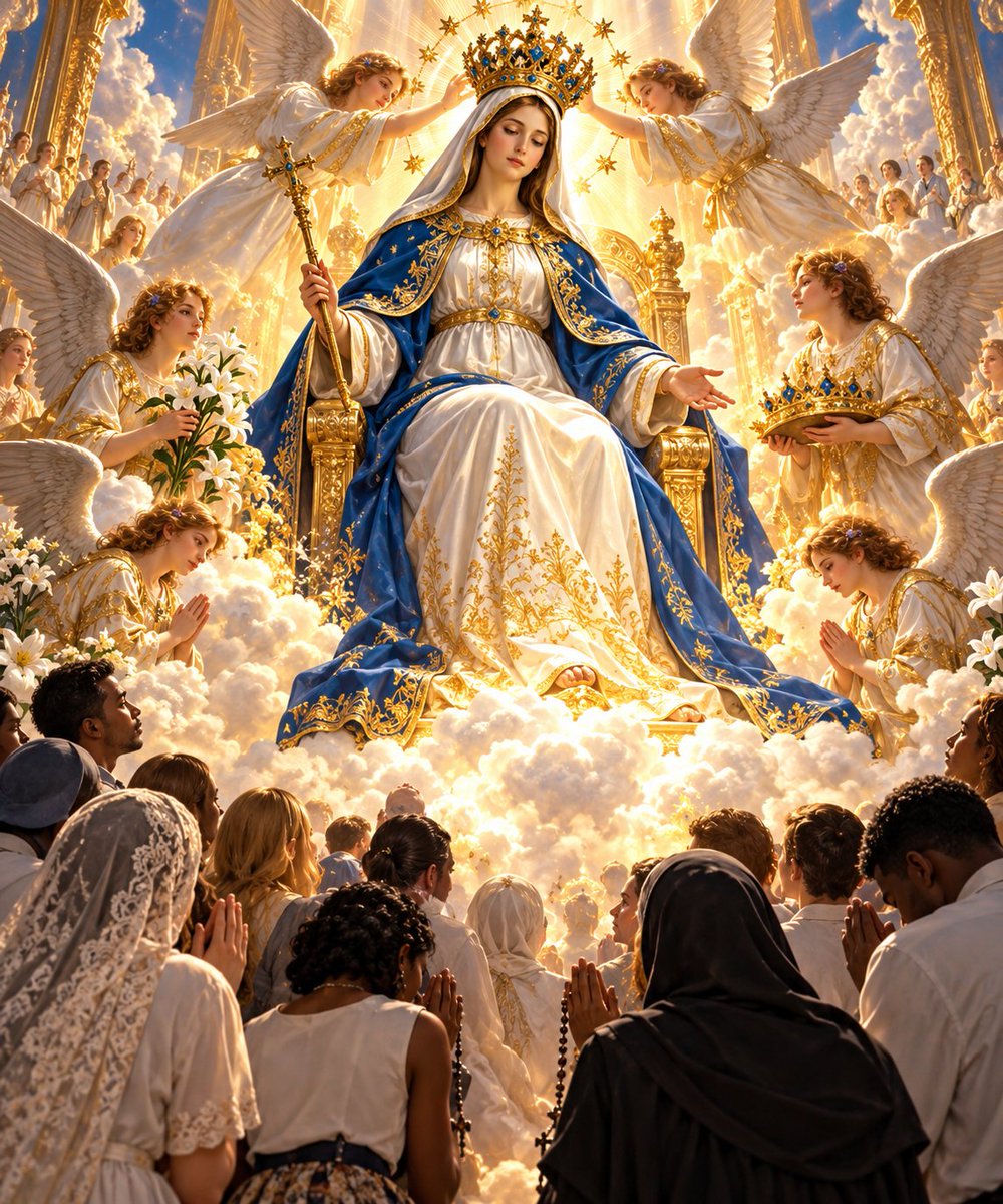 UcheMaryOkoli's tweet photo. Blessed be the great Mother of God, Queen of Heaven, Mary most holy. https://t.co/ydCSlT11dB