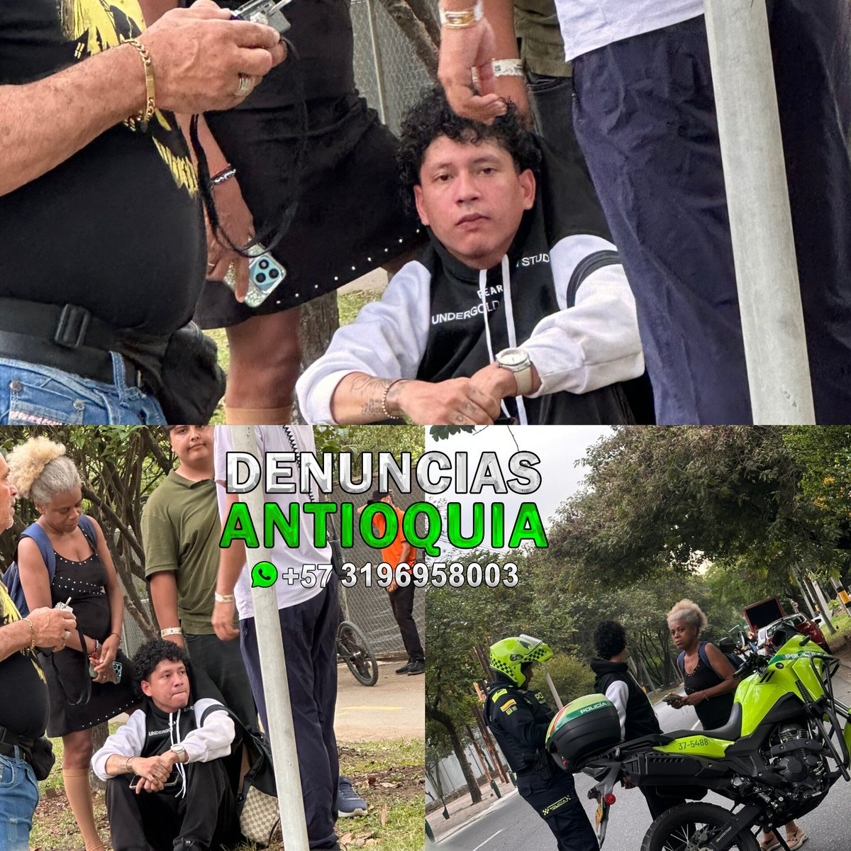 DenunciasAntio2's tweet photo. 😡 A una menor de 16 años le arrebataron el bolso al salir de entrenar, a pocas cuadras del estadio en #Medellín. La comunidad lo alcanzó y lo retuvo.

No es la primera vez: el mismo sujeto ya aparece en fotos que circulan por la zona, y el patrón se repite. Apunta a mujeres.

Si lo reconocen o tienen más registros, compártanlos. La zona no puede seguir normalizando lo mismo.

#DenunciasAntioquia
