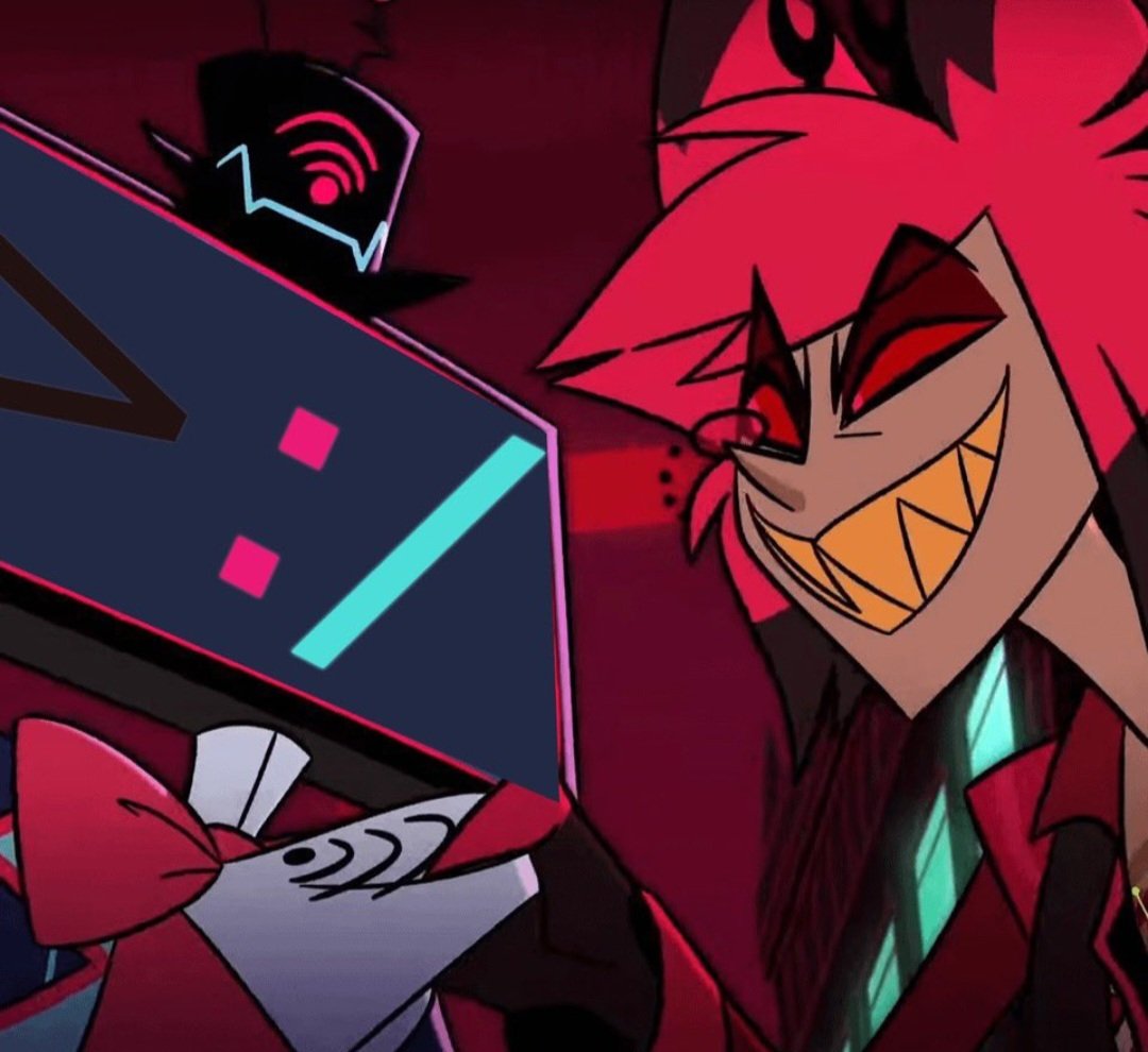 patrickyxhtu's tweet photo. If Vox face was a emoticon
#hazbinhotel https://t.co/mR2sMnNEXL