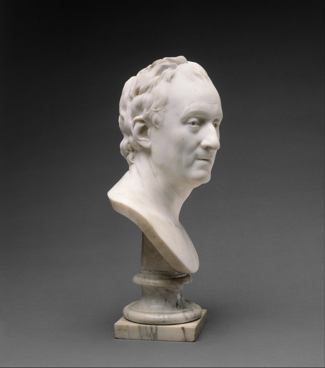 artacrosstime's tweet photo. Denis Diderot was born 5 October 1713. He's often credited with inventing modern art criticism. From 1759 he reviewed the Louvre Salons for a private newsletter copied by hand. Houdon carved this bust in 1773.

#Diderot #ArtHistory #Art https://t.co/Ns8RZIJtat