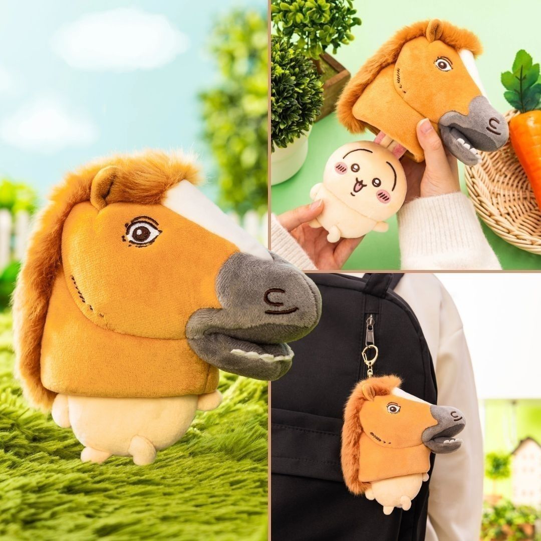 mecchaJP's tweet photo. 🐴 Usagi Just Became the Cutest Little Horse! Neigh! 💛 
Chiikawa - Plush Usagi Wearing a Horse ✨ Available at the link below!
🛑 https://t.co/Fu34w7fe32

#Chiikawa #Usagi #Cute https://t.co/kxIvqCJP2o