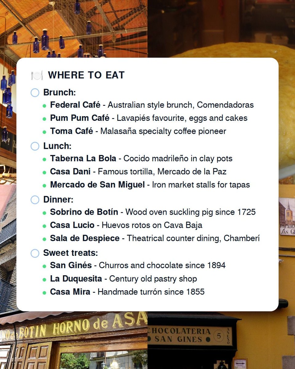 harroitsnum's tweet photo. The Ultimate Madrid Guide, saved in one place.

Stay, eat, do, drinks. Every spot open and bookable as of Sep 2026.

Tell NUM the dates and the chat plans the rest.

#Madrid #MadridTravel #TravelPlanning #NUM https://t.co/JaGvsdVUHv