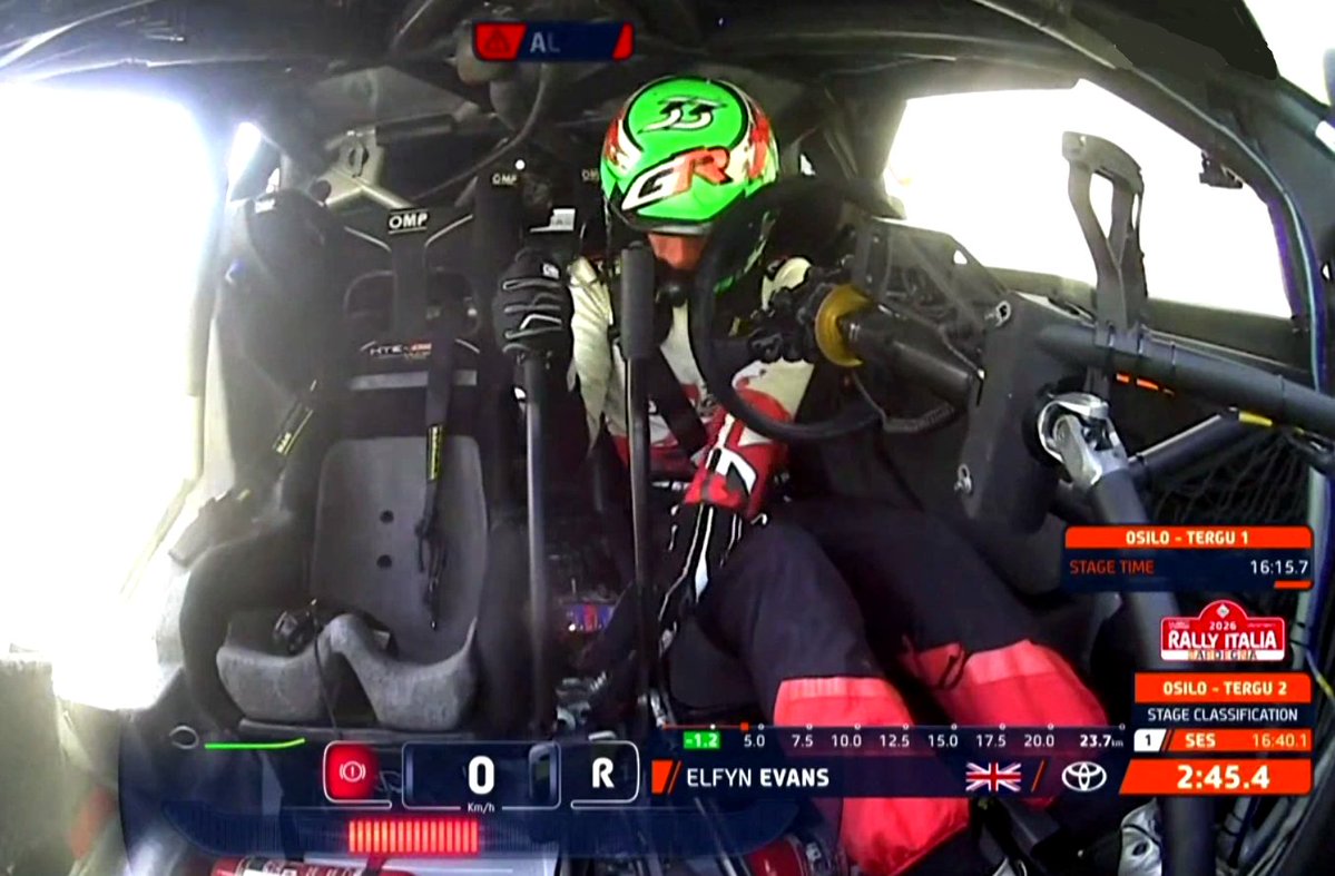 romefabrice62's tweet photo. WRC - Rally Italia Sardegna 2026
Evans Elfyn 🇬🇧 / Martin Scott 🇬🇧 a été victime d'une crevaison qui lui a fait perdre plus de deux minutes
ES16 - Osilo - Tergu 2 - 23,71 Km
#WRC / #WRC2 / #WRC3 / #RallyItaliaSardegna 🇮🇹 / #RallyItalia https://t.co/QCF7t9sCIc