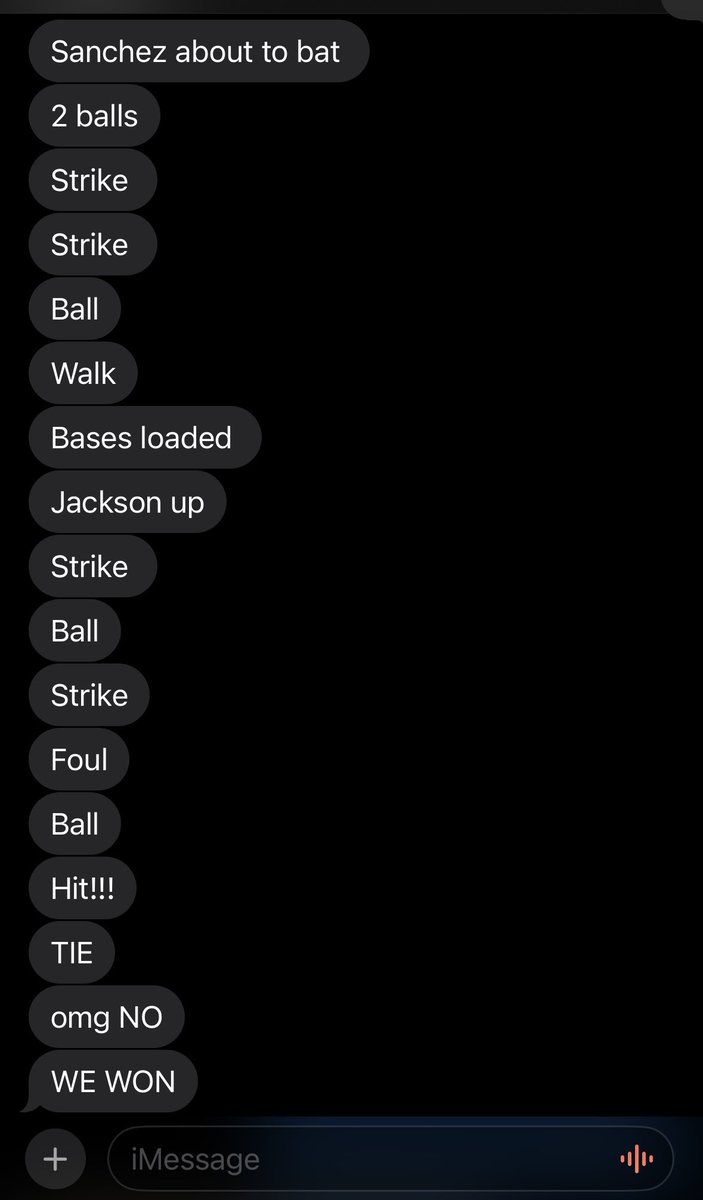 ecaseymedia's tweet photo. I’ve been a diehard Milwaukee Brewers fan my whole life and was boarding a plane with spotty service the moment Jackson Chourio came up to the plate in the 9th. I asked my girlfriend to text me pitch by pitch updates. Crying in seat 1E. https://t.co/Nx0kqL6D6c