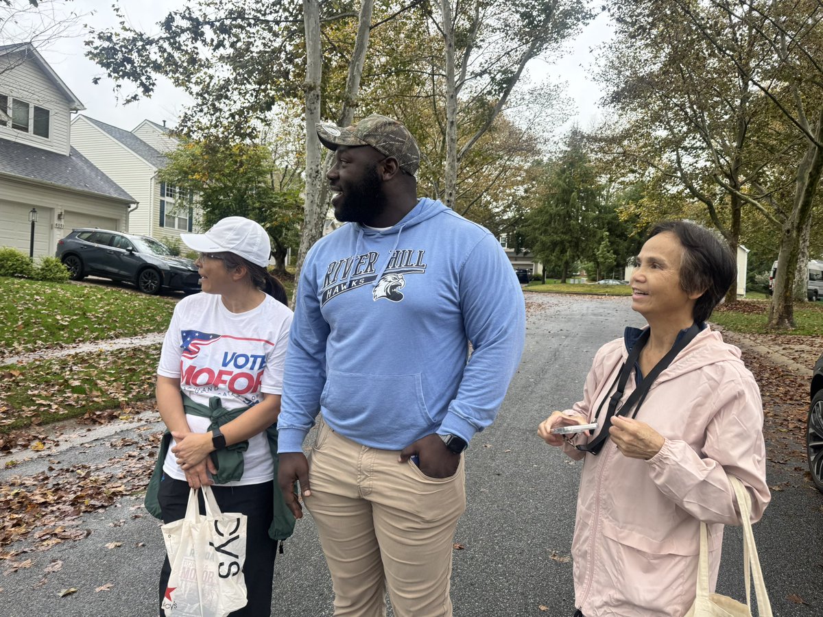 FitzMofor9A's tweet photo. Team Mofor has canvassed every day this week!

We have been talking to people throughout the community. Some are shocked to find out Mississippi is outperforming Maryland schools.

Many were disappointed about the plan to impose a sales tax increase next year.

House Speaker Joselyn Peña Melnyk, in tandem with my opponents, will not stop Senate leadership from closing the $3.1 billion deficit on the backs of working-class families. 

I talked to voters about how we’re not getting a strong return for our constant tax and fee increases. Our infrastructure is crumbling, and our educational test scores are stagnant at best.

When elected, I will continue to show up in the community and look voters in the eyes and talk to them about their concerns.

Let’s turn out to the polls and elect local leaders that will restore our state back to prosperity!