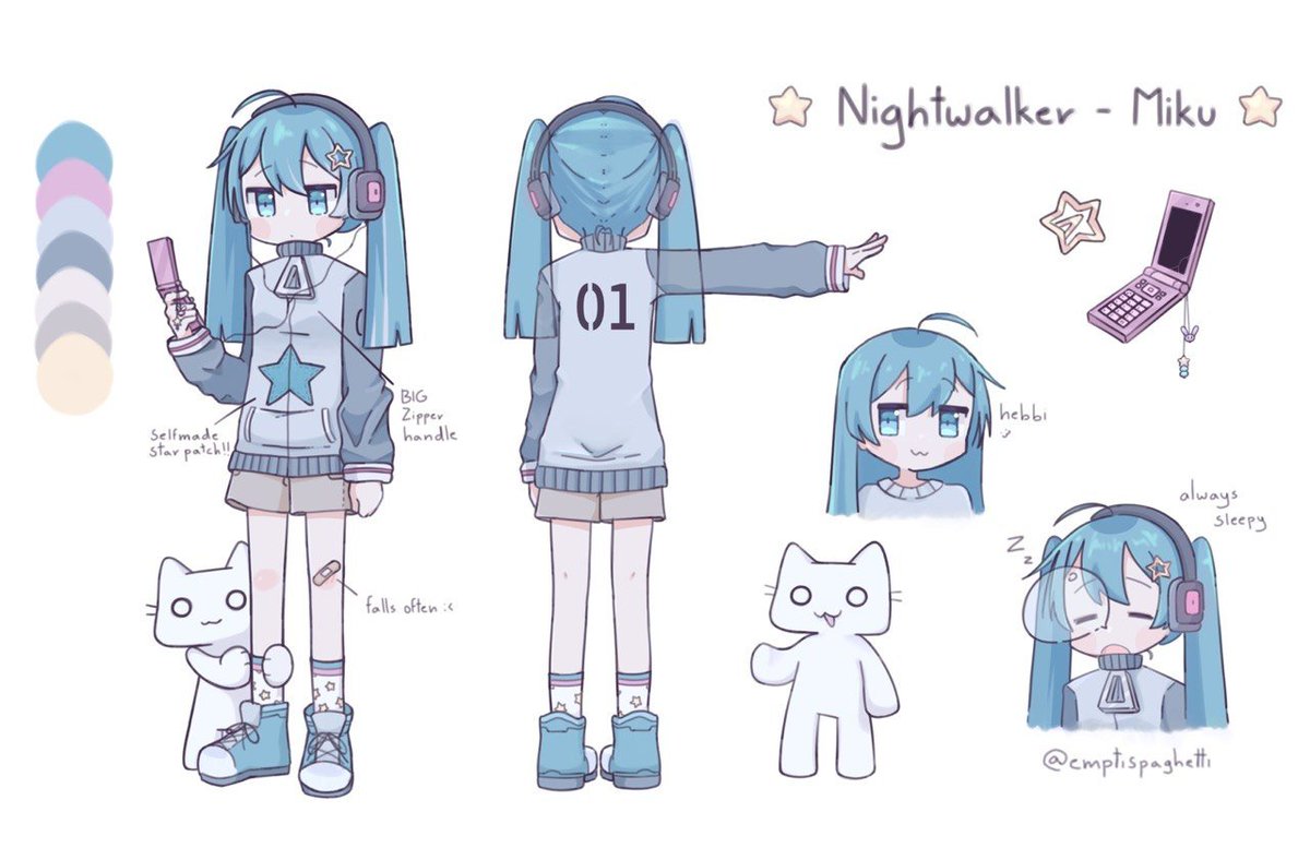 emptispaghetti's tweet photo. Mmmmiku Oc !!! 

#Vocaloid #HatsuneMiku #ReferenceSheet https://t.co/lsJPLGixeE