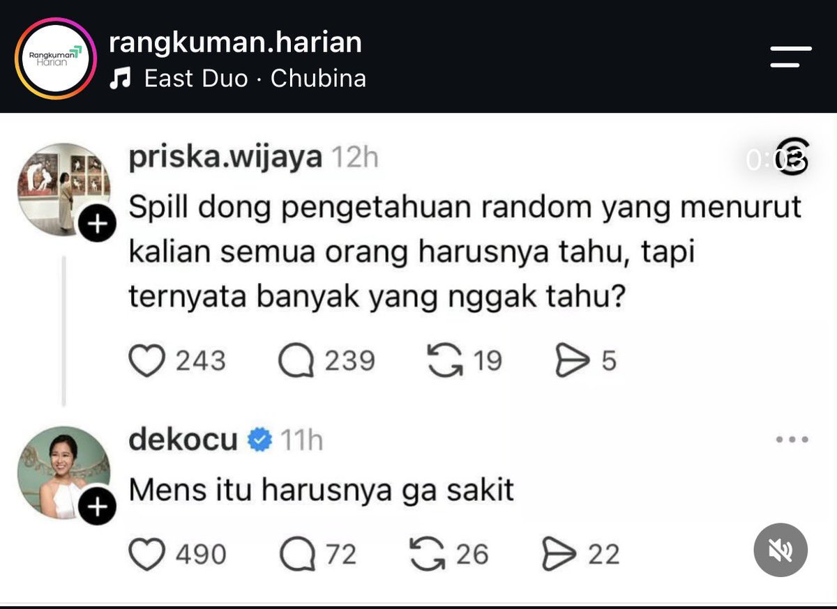 supelpowel's tweet photo. Emang seharusnya g sakit ya?

Tp kenapa 4 dari 5 perempuan yg aku kenal ngeluh sakit setiap lagi mens ya? Ada ahli yg bisa ngejelasin gk ya, beneran penasaran bgt https://t.co/9GxBfVFbbQ
