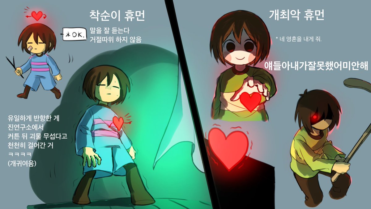 kuazark's tweet photo. #undertaleㅤ #deltarune 

델타룬하면서 느낀 점) 프리스크는 ㅈㄴ착순이였음 https://t.co/SWF4bWzBua