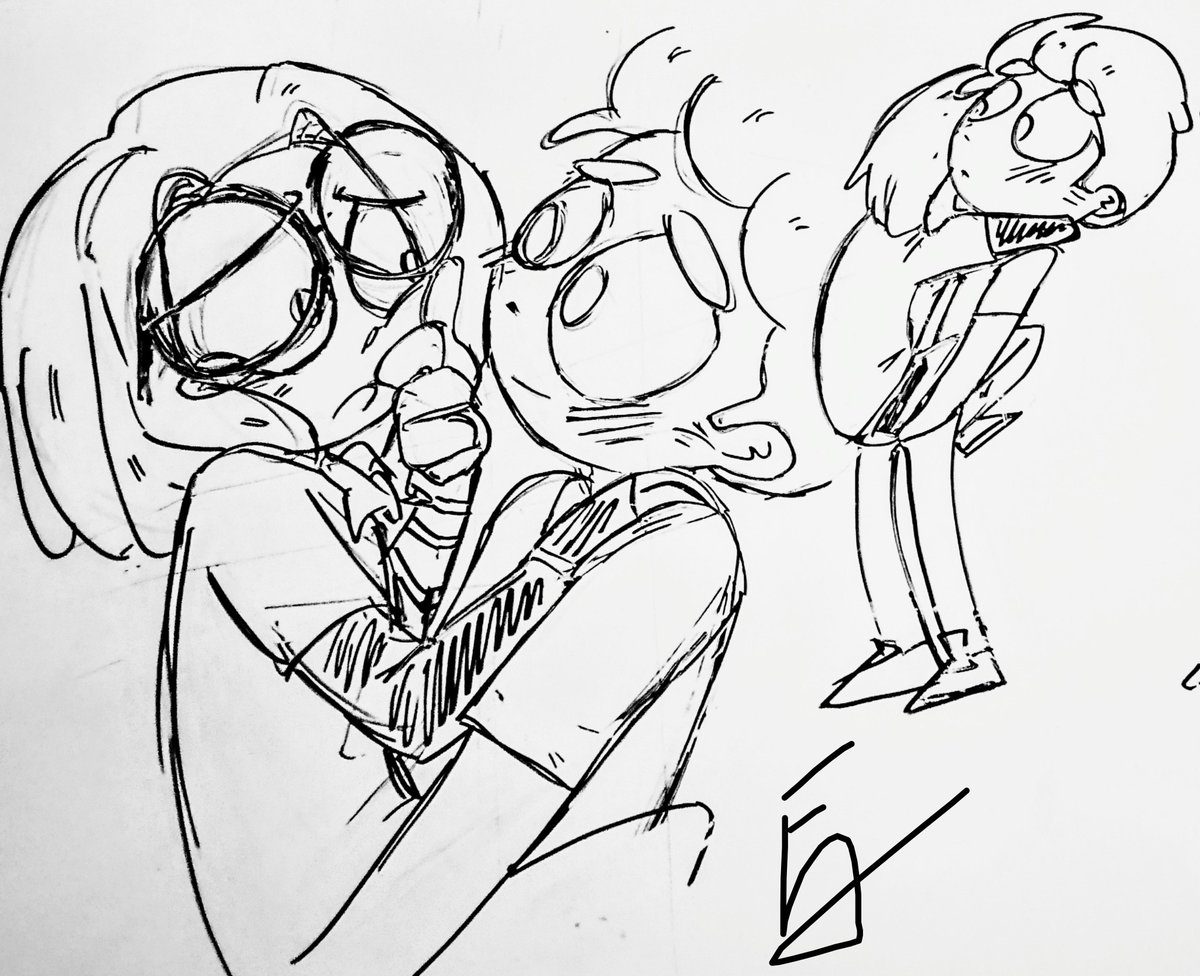 Enid22440408's tweet photo. Pequeños dibujos Bxb.

#bxb #fnafhs #Bonniefhs #Bonfhs #fhs #fnafhsfanart #fanart https://t.co/HNLquMifYP