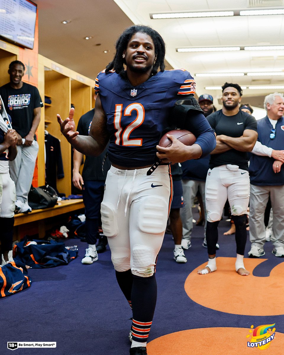 ChicagoBears's tweet photo. No Sunday scaries over here https://t.co/z4vjnnTd47