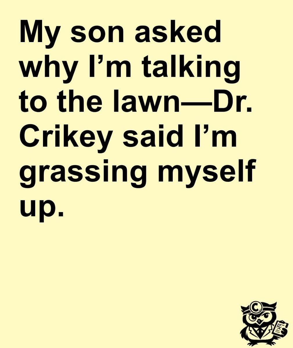 DrCrikeyJokes's tweet photo. #dadjoke https://t.co/V6bDtqGDWv