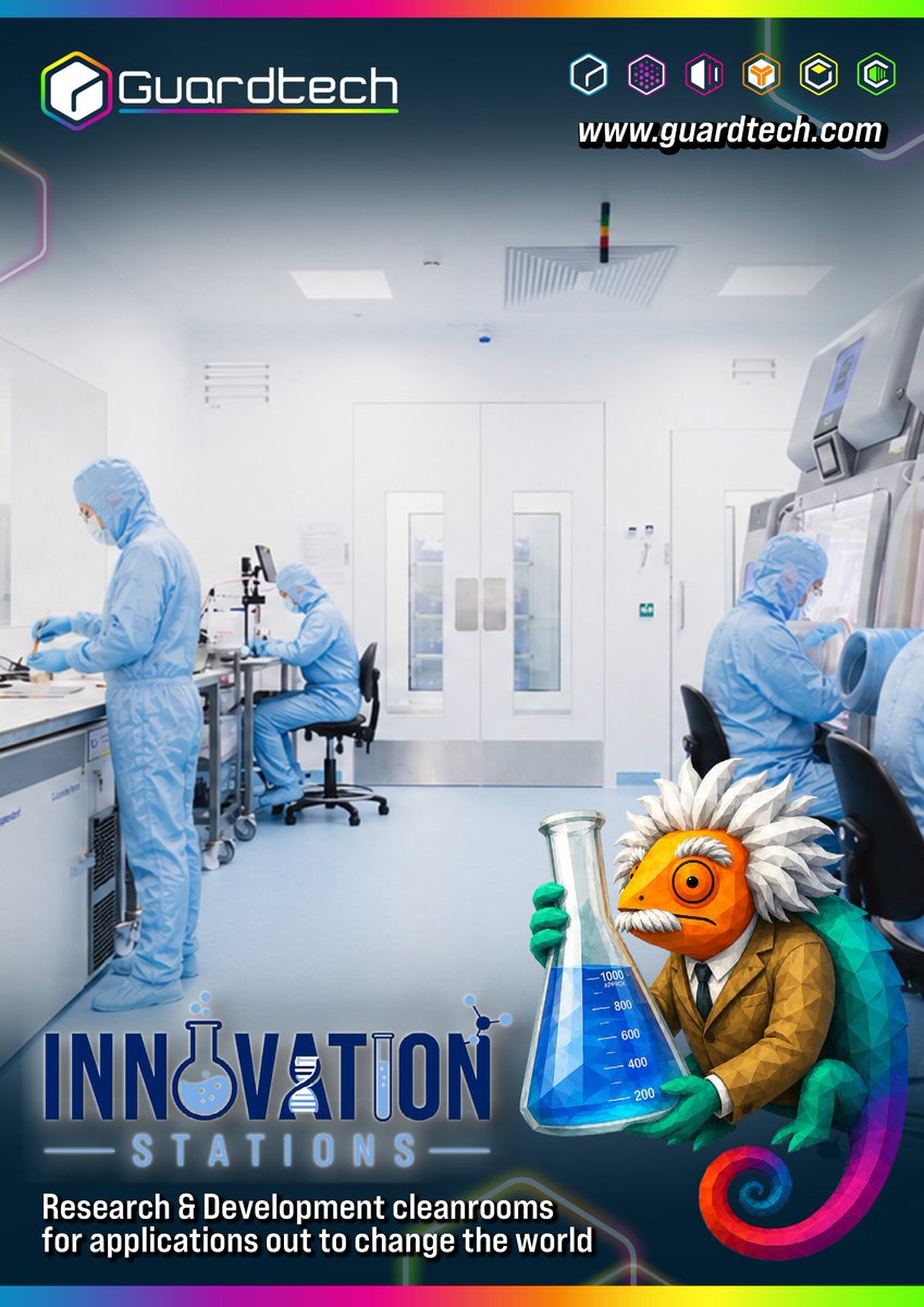 GuardtechClean's tweet photo. Innovation Stations!

🧫🔭🔬🧬🥼🧪

R&amp;D cleanroom for innovators out to change the 🌏

🌐 https://t.co/aFt6soeLXu
📧 sales@guardtech.com
📞 0330 113 0303

#guardtech ⬡⬢⬡⬢⬡⬢
#guardtechnordicab
#modularcleanrooms
#cleanroompods
#portablecleanrooms https://t.co/78AFGfPcpV