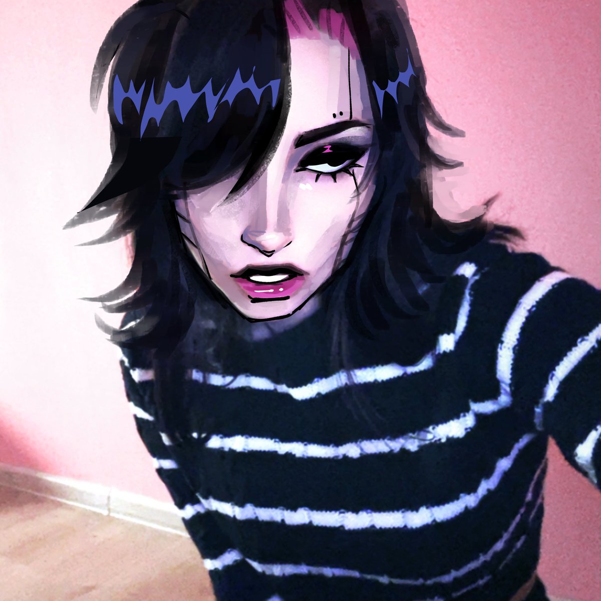 deadglvm's tweet photo. Since yall liked the last one here’s one more #mettaton https://t.co/Suc1SPy2CC