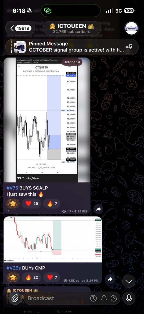 QueenTea__'s tweet photo. #V75 Buys update 
Trade was shared to my community for free more than 6,000 documented trade FLASHCARD 

And I wonder like you said & I quote “why are they not speaking about all this good things missing this idols that failed at but this woman is doing “ rather pushing a false agenda.

it’s just what is it ,I threaten what they don’t have “SKILLs”  and the market will keep exposing them all 

Character? non I have seen on FXNG has that moral baseline to conduct absolutely none 💯.
Misplaced priority is the order of the day.