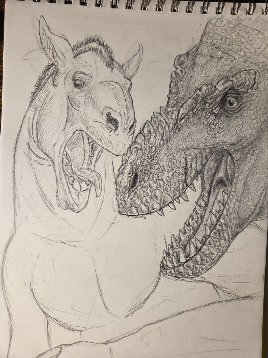 Oogabooooha's tweet photo. Update on these 2
My bf said this might be my best dinosaur render yet, so HELL YA https://t.co/TgFJeSC3He