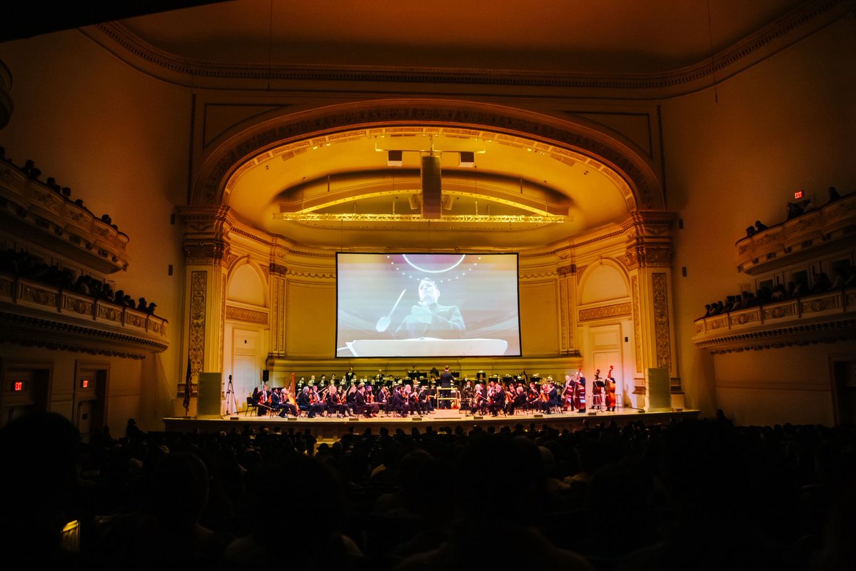 realevancall's tweet photo. Thank you all for coming out to Carnegie Hall for the Frieren Film Concert! It was an honor to have my music performed in such a prestigious hall in front of a truly amazing and energetic crowd. I can’t wait to see you all again someday so we can continue our musical journey! https://t.co/gkJuZSHNI3