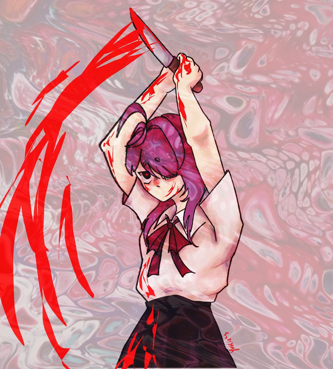 sicklyyuki's tweet photo. Day 3:... Blood 🔪💌
.
.
#goattuber https://t.co/rHeXnGLLZJ