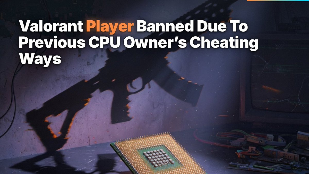 PatchNoteGT's tweet photo. Valorant player in Germany banned due to previous GPU owner's cheating, according to kotaku-rss. Riot's anti-cheat flagged the hardware. Full PC replacement suggested.

Source Kotaku: https://t.co/PPADbXyqfR

AI Curated | Source included

#GamingNews #GamingCommunity #Gaming https://t.co/uTC9aFnoFb