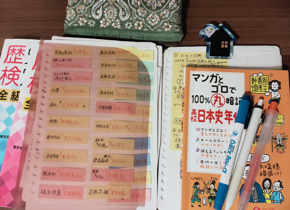 kwaidan_tsubaki's tweet photo. 相変わらず、歴検の勉強をしつつ畑をやりつつ講演会準備を進めてダンスも毎日練習、という日々を過ごしております(ジャガイモ、大根、葉野菜、大方順調🌱 苺も育成中🍓)
『鎌倉殿の13人』を横目で観ながら山川の書き込み教科書(諸説日本史)を進めると、脳の中が歴史用語で満タンになりいい感じです📚️ https://t.co/LRGthHJNyZ