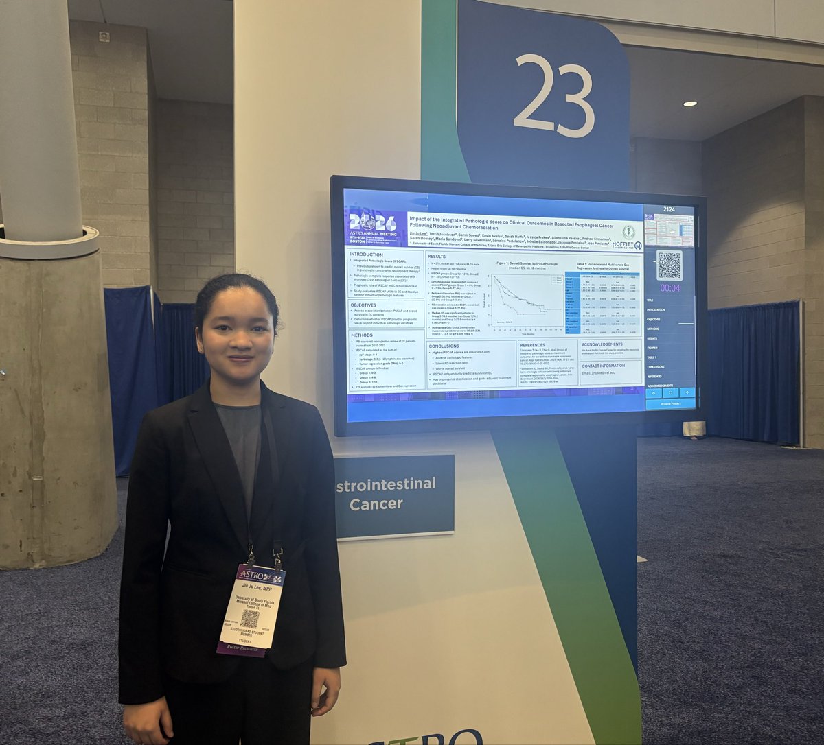 jinjulee02's tweet photo. Incredible to experience ASTRO for the first time as a medical student! Had a great time in Boston learning about breakthroughs in #radonc. Excited for what’s ahead! @ASTRO_org #ASTRO26 https://t.co/9pW75QKstn