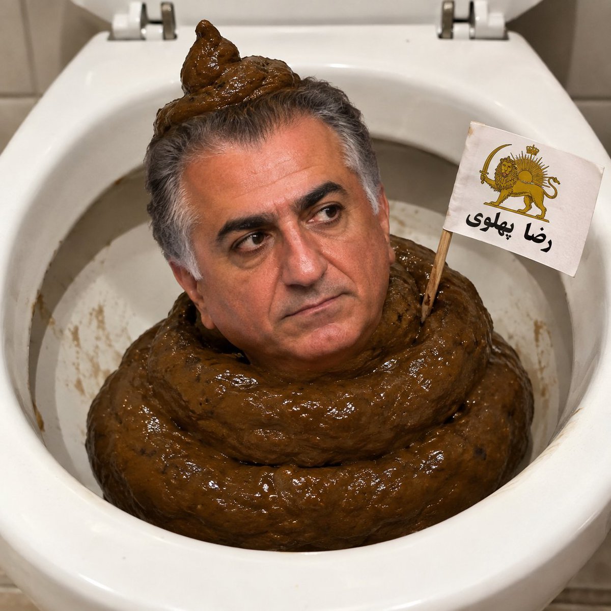 Zycle_65's tweet photo. @Savakiiiiiiii @nergalnemesis اذش زیاد مصرف می‌کنی زدی تو تبلیغش ؟پومادش اورجینال از  رضا غرق شده تو 💩 ،فقط مخصوص سطلی هاست یابه عرزشی می‌دین ؟ #سطلی_سپاهی 
#پهلوی_شیاد https://t.co/GmqIu59k2v