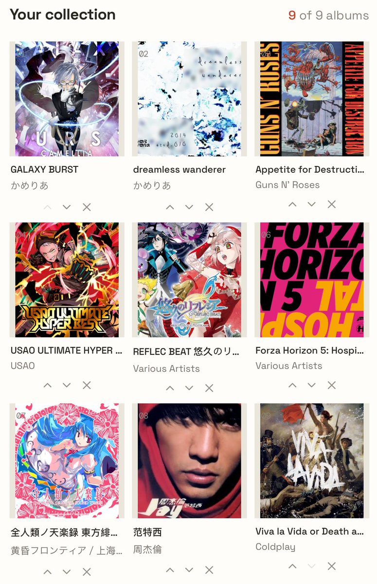 sephidvariable's tweet photo. My 9 albums that shaped my music (more or less) https://t.co/kD70XVIC3U