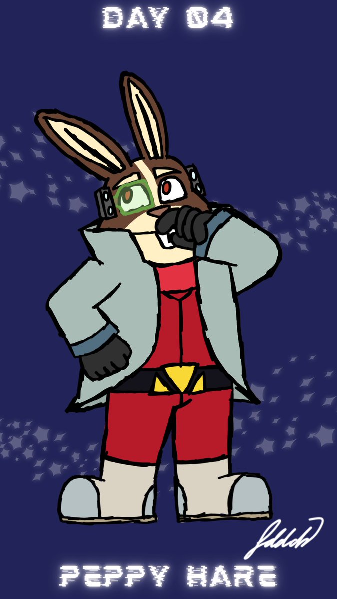 sevenspirits07's tweet photo. Here's Day 04 of my Star Fox themed Inktober challenge.

Big thanks to @erikbraa for voicing him in the 2026 SF game.

🌟🐰

#StarFox
#PeppyHare https://t.co/Yt321rexxv