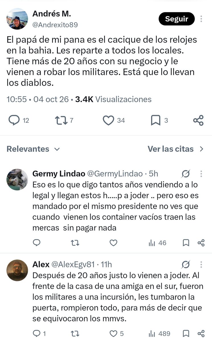 mmcatv's tweet photo. @JoffreSn1 @OscarArcos98529 @Edububa14 Tengo comentarios de otra gente lastimosamente no soy omnipresente para darle toda la información que necesita https://t.co/hpn4HWsbmH