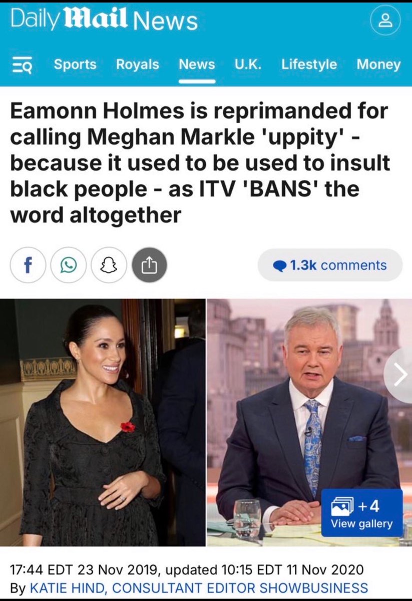 sussexopulence's tweet photo. Before Harry &amp; Meghan’s interview with Oprah, on 3/7/21. Their Baby was compared to a Chimp. Meghan portrayed as a Gang member. Her cookbook is linked to 19 terror suspect ‘Jihadi’ She was called uppity, &amp; that Britain prefers true royalty, if this is not RACISM, then what is it? https://t.co/wEXXPZikZf