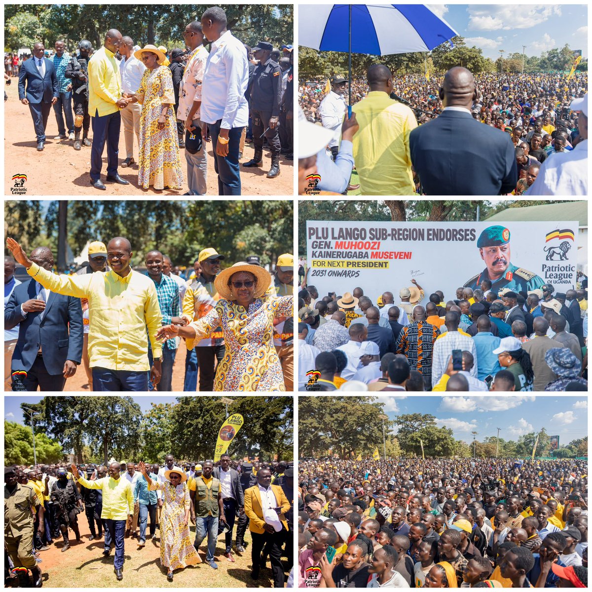 DaudiKabanda's tweet photo. A very big thank you to the people of Lira City, Lango Sub Region, for welcoming us in overwhelming numbers yesterday. Surely the love and support countrywide is massive! We appreciate the support of the people. Gen. Muhoozi Kainerugaba Museveni for President 2031 Onwards. https://t.co/ysHwj1RfP3