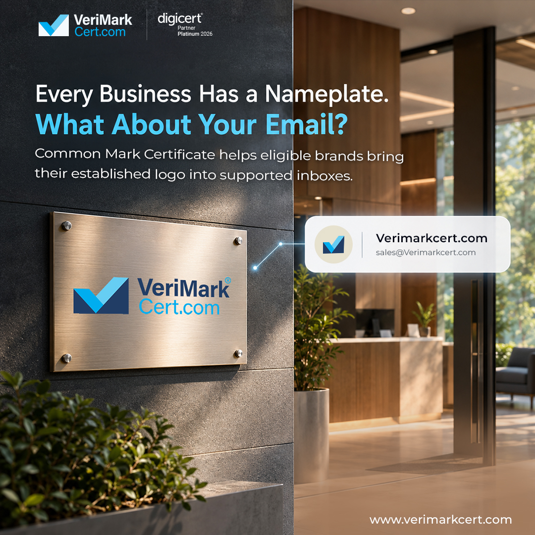 verimarkcert's tweet photo. Your logo belongs in the inbox too.

With a Common Mark Certificate (CMC), eligible organisations can display their established brand logo in supported inboxes without a registered trademark.

Turn emails into brand recognition.

#CMC #BIMI #EmailBranding https://t.co/9PKRXvR0Uq